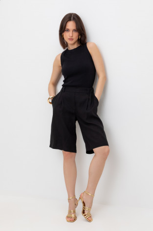 Шорты женские для мам, артикул: ЕТ 40016, цвет: черный