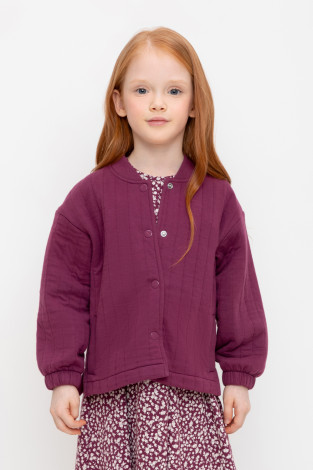 Жакет для девочки, артикул: КР 302573, цвет: бордовый