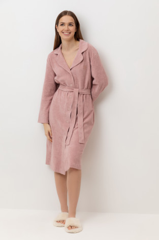 Халаты женские для мам, артикул: Е 50030, цвет: розовый