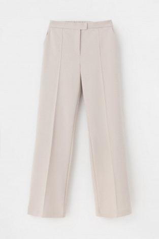 Брюки женские для мам, артикул: ЕВТ 4112, цвет: бежевый - 2 фото