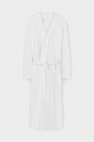 Халаты женские для мам, артикул: Е 50026, цвет: бежевый - 2 фото