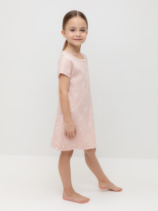 Ночная сорочка для девочки, артикул: К 1156, цвет: розовый - 2 фото